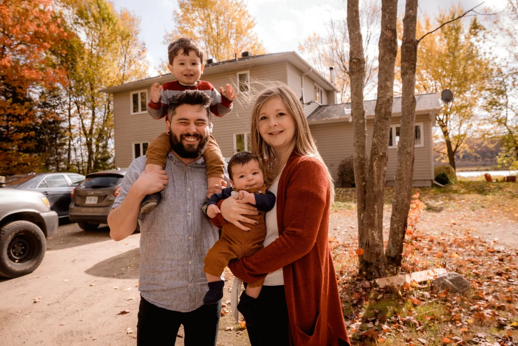 Family with two children